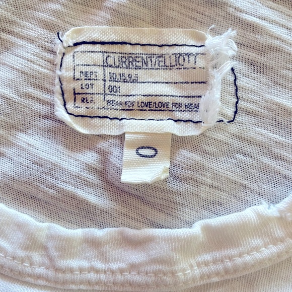 Vintage Current/Elliott Muscle Tank Top in Sugar 1 Year - Picture 8 of 8